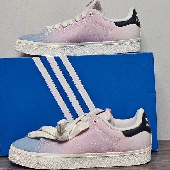 Adidas Stan Smith Men's CS Size 6.5 'Wonder Blue Clear Pink Gradient' NWT - Picture 1 of 9